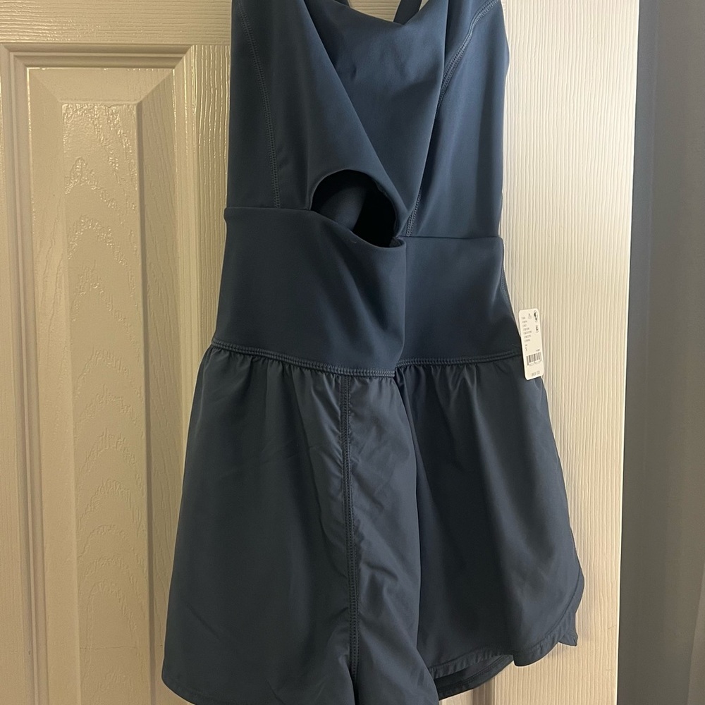 Women's Blue Sleeveless Top